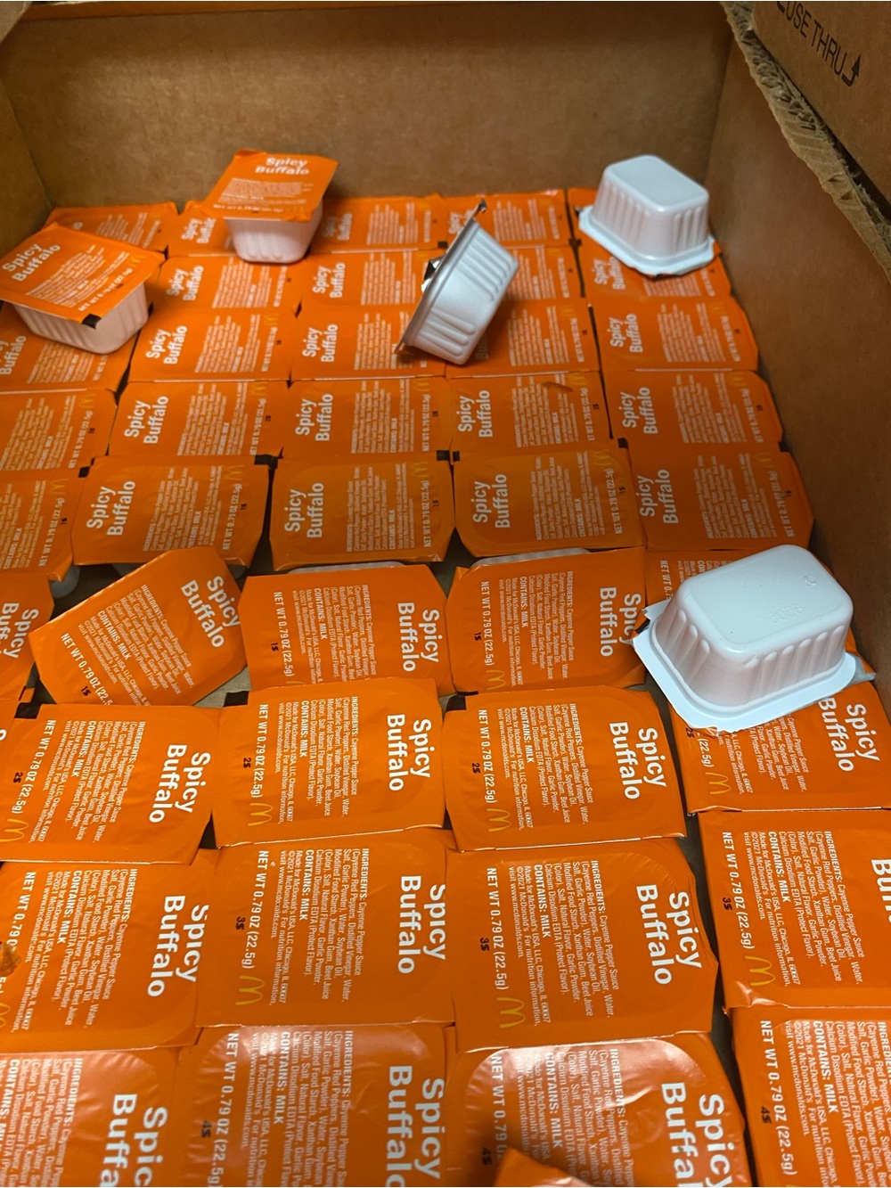 McDonald’s Buffalo Dipping Sauce (Lot Of 100)
